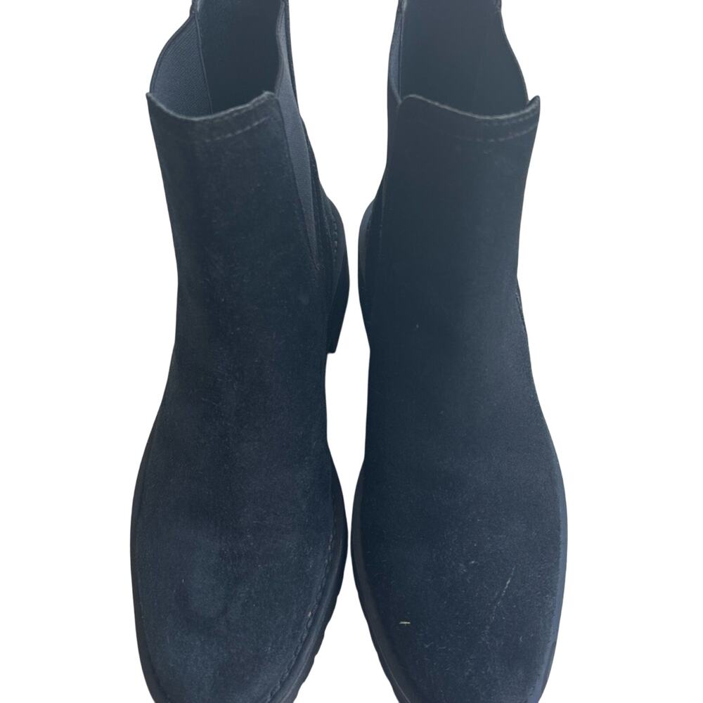 NWOT Sam Edelman Women’s JUDAH Black Suede Round Toe Chelsea Boots
